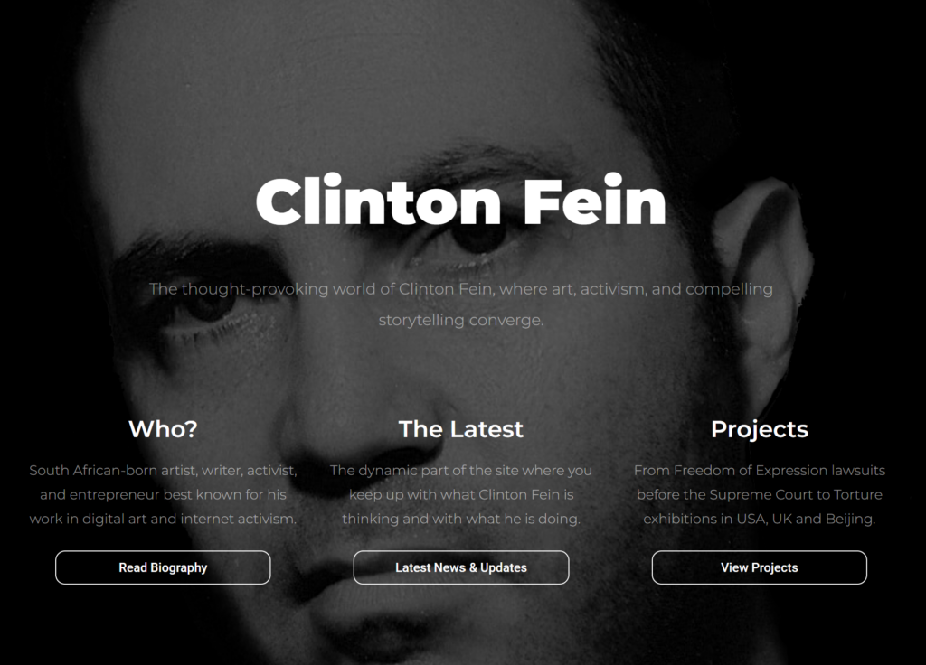 Clinton Fein: www.clintonfein.com